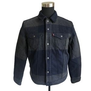 Coats | Levis Mens Wool Trucker Jacket 